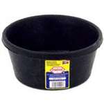 Fortex Rubber Feed Pan, 4.5 Deep, Black - Jeffers